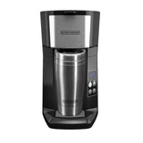 Marca: BLACK AND DECKER, CAFETERAS, CAFETERA PERSONAL CON TAZA DE VIAJE BLACK + DECKER - ACERO