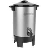 Marca: BLACK AND DECKER, CAFETERAS, PERCOLADOR DE CAFÉ BLACK + DECKER CMU3000 30 TAZAS - ACERO INOXIDABLE