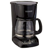 Marca: BLACK AND DECKER, CAFETERAS, Cafetera Programable Black & Decker De 12 Tazas Modelo: CM1105B - Negro