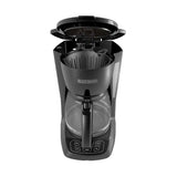 Marca: BLACK AND DECKER, CAFETERAS, Cafetera Programable Black & Decker De 12 Tazas Modelo: CM1105B - Negro
