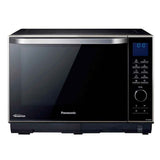 Horno Microondas Panasonic 27L 1.1p3 1,000W de Potencia con funcion de vapor dorador - Negro