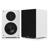 Fluance SX6WH High Definition 2-Way Bookshelf Loudspeakers - White