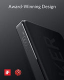 Anker PowerCore II Slim 10000 Ultra Slim Power Bank, Upgraded PowerIQ 2.0 (up to 18W Output), Fast Charge for iPhone, Samsung Galaxy and More (Black)