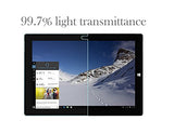 Microsoft Surface Pro 3 screen protector, Tranesca Anti Scratch Crystal clear tempered glass screen protector for Microsoft Surface Pro 3