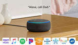 Echo Dot (3rd Gen) - Smart speaker with Alexa - Charcoal