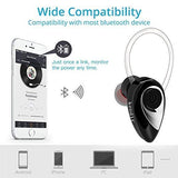 Bluetooth Earpiece, Kendir V4.2 Hands-Free Mini Ear-Hook Wireless Bluetooth Headset with Mic Noise Cancelling 6 Hours Playtime Carrying Case Sports Headset for iOS Android Cell Phones