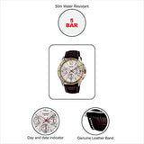 Casio Enticer Chronograph White Dial Men's Watch - MTP-1374L-7AVDF (A835)