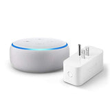 Echo Dot (3rd Gen) bundle with Amazon Smart Plug - Sandstone