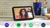Echo Show 8 -- HD smart display with Alexa – stay connected with video calling - Charcoal