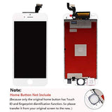 Compatible for iPhone 6s Screen Replacement White, LCD Display & Touch Screen Digitizer Frame Assembly with Repair Tools(4.7'')