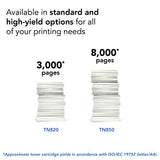 Brother TN-850 DCP-L5500 L5600 L5650 HL-L5000 L5100 L5200 L6200 L650 L6300 L6400 MFC-L5700 L5750 L5800 L5850 L5900 L6700 L6750 L6800 L6900 Toner Cartridge (Black) in Retail Packaging