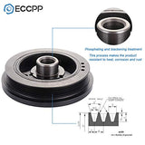 ECCPP Harmonic Balancer Fit for 1987-2001 Jeep Cherokee 1987-1992 Jeep Comanche 1993-2004 Jeep Grand Cherokee 1987-1990 Jeep Wagoneer 1991-1995 1997-2006 Jeep Wrangler