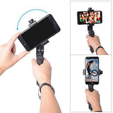 Cell Phone Stabilizer Hand Grip Holder Smartphone Handle Phone Holder Support Selfie Stick Compatible for iPhone Xs Max XR X 8+ 8 7+ 7 6S+ 6S 6+ 6 5 5SE Galaxy Note 9 S9 etc Landscape + Portrait Mode