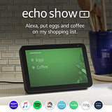 Echo Show 8 -- HD smart display with Alexa – stay connected with video calling - Charcoal