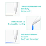 COOYA Replacement Tip Compatible with Apple Pencil, 2 Pack Sensitive iPencil Nibs Extra Stylus Pen Tips for iPad Pro Pencil/Pencil 2