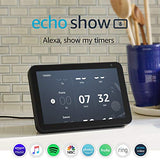 Echo Show 8 -- HD smart display with Alexa – stay connected with video calling - Charcoal