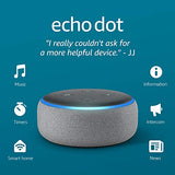 Echo Dot (3rd Gen) - Smart speaker with Alexa - Heather Gray