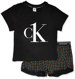 Calvin Klein Women's CK One Pride Print PJ Set, Black, X-Large