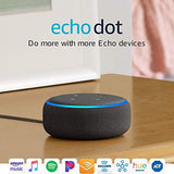 Echo Dot (3rd Gen) - Smart speaker with Alexa - Charcoal