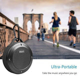 Bluetooth Speaker, MIFA F10 Portable Speaker with Enhanced 3D Stereo Bass Sound, IP56 Dustproof Waterproof, 10-Hour Playtime, Built-in Mic, Micro SD Card Slot, USB Audio Input