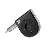 Bluetooth Receiver, Better Talking Experience with Two Microphones 15 Hour Bluetooth Car Kit, TaoTronics Wireless Audio Bluetooth Car Adapter(One Click Siri Activation,DSP/CVC 6.0/A2DP/AVRCP)