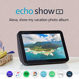 Echo Show 8 -- HD smart display with Alexa – stay connected with video calling - Charcoal
