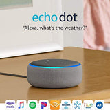 Echo Dot (3rd Gen) - Smart speaker with Alexa - Heather Gray