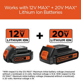 BLACK+DECKER 20V MAX Lithium Battery Charger, 2 Amp (BDCAC202B)