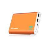 Jackery External Battery Charger Giant+ 12000mAh Dual USB Portable Battery Charger/External Battery Pack/Phone Backup Power Bank with Emergency Flashlight for iPhone, Samsung and Others - Orange