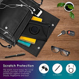 DETUOSI Rotating Case for Galaxy Tab A 8.0 inch Case 2019 (SM-T290), Multi-Angle Viewing 360° Degree Rotating Stand Cover Case for Samsung Galaxy Tab A 8.0 inch 2019 (SM-T290/T295/T297) Tablet, #Black