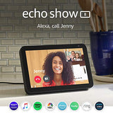 Echo Show 8 -- HD smart display with Alexa – stay connected with video calling - Charcoal