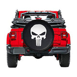 EIGIIS Universal Soft Spare Tire Cover Leather Waterproof Dust-Proof Thicken Wheel Protectors Covers for SUV (Shantou, (32"-33",17in))