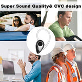 Bluetooth Earpiece, Kendir V4.2 Hands-Free Mini Ear-Hook Wireless Bluetooth Headset with Mic Noise Cancelling 6 Hours Playtime Carrying Case Sports Headset for iOS Android Cell Phones