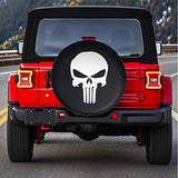 EIGIIS Universal Soft Spare Tire Cover Leather Waterproof Dust-Proof Thicken Wheel Protectors Covers for SUV (Shantou, (32"-33",17in))