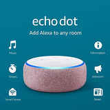 Echo Dot (3rd Gen) - Smart speaker with Alexa - Plum
