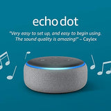 Echo Dot (3rd Gen) - Smart speaker with Alexa - Heather Gray