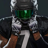 Cutters Game Day No Slip Football Gloves, Youth and Adult Sizes, Receiver Gloves with High Tack Silicone Grip, Superior Support and Protection for All Ages, Guantes de Football, 1 Pair