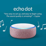 Echo Dot (3rd Gen) - Smart speaker with Alexa - Plum