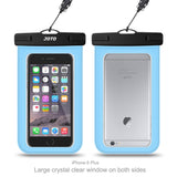 JOTO Universal Waterproof Pouch Cellphone Dry Bag Case for iPhone XS Max XR XS X 8 7 6S Plus, Samsung Galaxy S9/S9 +/S8/S8 +/Note 8 6 5 4, Pixel 3 XL Pixel 3 2 HTC LG Sony MOTO up to 6.0" –Blue