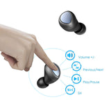 Bluetooth 5.0 Deep Bass True Wireless Earbuds, Tranya T3 Sports Wireless Headphones, 6-8 Hours Continuous Play Time, 60 Hours Total Playtime, IPX5 Sweat Proof Earphones, Gift Box