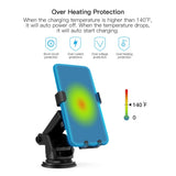 dodocool Wireless Car Charger Mount 3 in 1 Qi Car Mount Gravity Phone Holder Car Cradle Air Vent Dashboard for iPhone X/Xs/Xs Max/XR/8/8 Plus, Samsung Galaxy S10/S10+/S9/S9+ and More