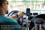 Car Charger, BliGli Bluetooth FM Transmitter, BT Receiver with Microphone, Hands -Free Calling, 3.4A Dual USB Ports for iPhone,Samsung and Android,Supports Call Number Announcement,Last Call Redial