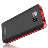 Power Bank 24000mAh Portable Charger Battery Pack 4 Output Ports Huge Capacity Backup Battery Compatible Android Phone and Other Smart Phone