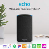 Echo (2nd Generation) - Smart speaker with Alexa - Charcoal Fabric