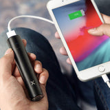Xcentz Mini 3350mAh Portable Charger, Compact External Battery Premium Aluminum with Flashlight, Lipstick-Sized Pocket Power Bank Portable Phone Charger for iPhone XS/X/8/7, Android Smartphones