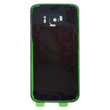 CELL4LESS Compatible Back Glass Cover Back Door w/Installed Camera Lens, Custom Removal Tool & Installed Adhesive Replacement for Samsung Galaxy S7 - All Models G930 - OEM Replacement (Black)