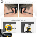 Bluetooth Headset, Wireless Bluetooth Earpiece Headphones Earbuds Ear Hooks Earphones with Mic and Carrying Case for Business/Office/Driving/Truck Support iPhone/Android Cellphones