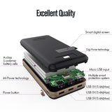 iMuto 30000mAh Portable Charger X6, 3-Port USB Output Power Bank External Battery Packs for iPhone 7, 7 Plus, 6S Plus, Samsung Galaxy S8, Note 8, iPad, Nintendo Switch, Tablets and More