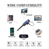 Bluetooth Headset, COMEXION Ultralight Wireless Bluetooth Earpiece V4.1 Hands Free Noise Cancelling Earphone with Mic for Business/Office/Driving