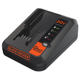 BLACK+DECKER 20V MAX Lithium Battery Charger, 2 Amp (BDCAC202B)